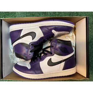 Jordan Retro 1 Court Purple Size 10.5